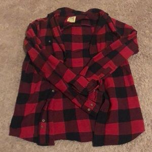 Red and Black True Craft Flannel